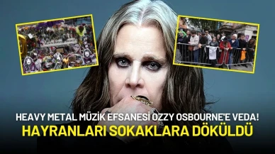 Heavy Metal Müzik Efsanesi Ozzy Osbourne'e Veda! Hayranları Sokaklara Döküldü