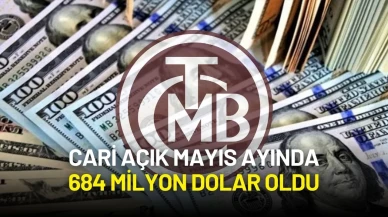 Cari Açık Mayıs Ayında 684 Milyon Dolar Oldu