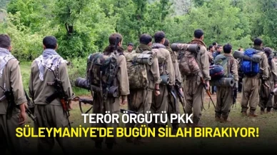 Terör Örgütü PKK Süleymaniye'de Bugün Silah Bırakıyor!