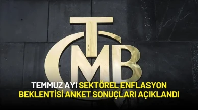 TCMB Temmuz Ayı Sektörel Enflasyon Beklentisi Raporunu Yayımladı