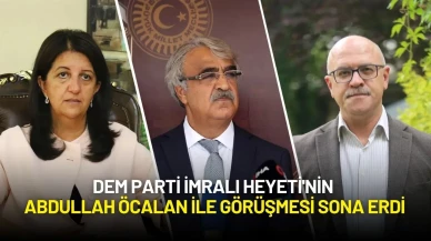 DEM Parti İmralı Heyeti'nin Abdullah Öcalan ile Görüşmesi Sona Erdi