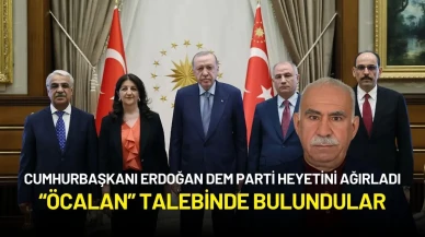 DEM Parti Heyeti Cumhurbaşkanı Erdoğan'dan "Öcalan" Talebinde Bulundu