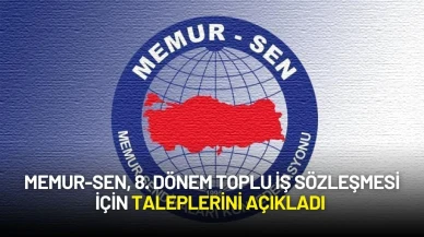 Memur-Sen, 8. Dönem Toplu İş Sözleşmesi İçin Taleplerini Açıkladı