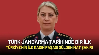 Türk Jandarma Tarihinde Bir İlk: Türkiye'nin İlk Kadın Paşası Gülden Mat Şakir!