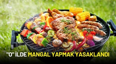 "O" İlde Mangal Yapmak Yasaklandı