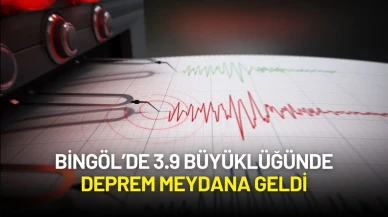Bingöl’de 3.9 Büyüklüğünde Deprem Meydana Geldi