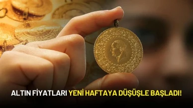 Altın Fiyatları Yeni Haftaya Düşüşle Başladı!
