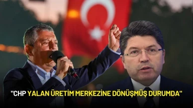 Adalet Bakanı Tunç: "CHP Yalan Üretim Merkezine Dönüşmüş Durumda"