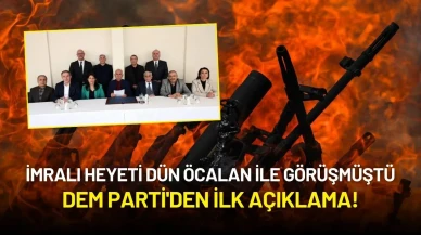 İmralı Heyeti Öcalan ile Görüşmüştü: Dem Parti'den İlk Açıklama!