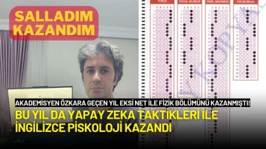 2024'te Eksi Net ile Fizik Bölümü, 2025'te Yapay Zeka Taktikleri ile Psikoloji Bölümü Kazandı!