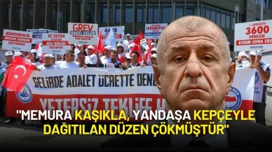 Ümit Özdağ: "Memura Kaşıkla, Yandaşa Kepçeyle Dağıtılan Düzen Çökmüştür"