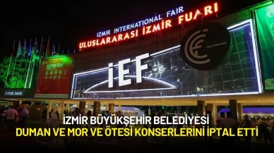 İzmir Büyükşehir Belediyesi Duman ve Mor ve Ötesi Konserlerini İptal Etti