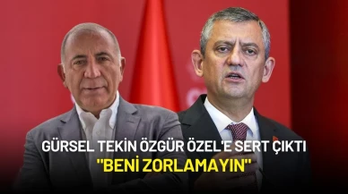 Gürsel Tekin Özgür Özel'e Sert Çıktı: "Beni Zorlamayın"