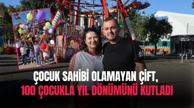Sivas’ta Çocuk Sahibi Olamayan Çift, Yıl Dönümlerini 100 Çocukla Kutladı