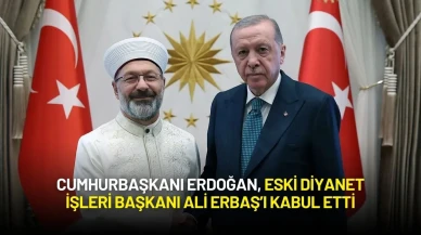 Cumhurbaşkanı Erdoğan, Eski Diyanet İşleri Başkanı Ali Erbaş’ı Kabul Etti