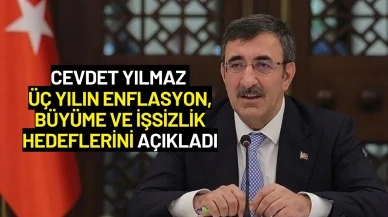 Cevdet Yılmaz Üç Yılın Enflasyon, Büyüme ve İşsizlik Hedeflerini Açıkladı