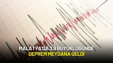 Malatya'da 3.9 Büyüklüğünde Deprem Meydana Geldi