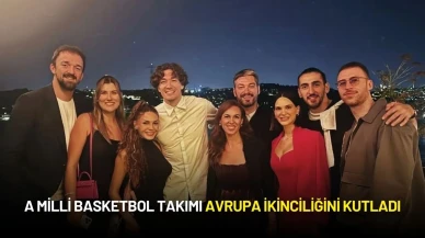 A Milli Basketbol Takımı Avrupa İkinciliğini Kutladı