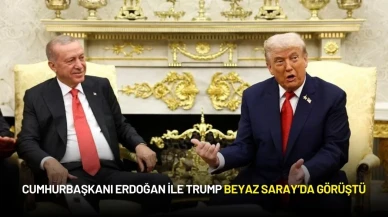 Cumhurbaşkanı Erdoğan ile Trump Beyaz Saray’da Görüştü