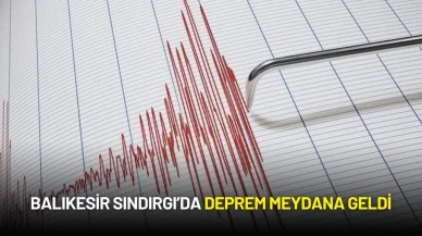 Balıkesir Sındırgı’da Deprem Meydana Geldi