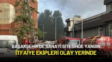 Başakşehir'de Sanayi Sitesinde Yangın: İtfaiye Ekipleri Olay Yerinde