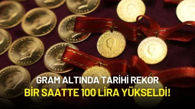 Gram Altında Tarihi Rekor: Bir Saatte 100 Lira Yükseldi!