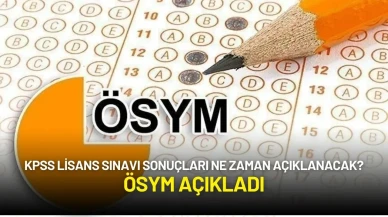 KPSS Lisans Sınavı Sonuçları Ne Zaman Açıklanacak? ÖSYM Açıkladı