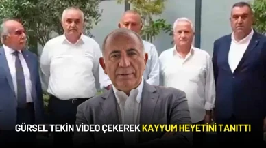 Gürsel Tekin Video Çekerek Kayyum Heyetini Tanıttı