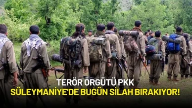 Terör Örgütü PKK Süleymaniye'de Bugün Silah Bırakıyor!