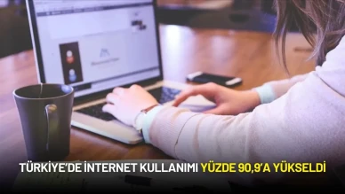 Türkiye’de İnternet Kullanımı Yüzde 90,9’a Yükseldi