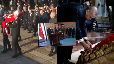 Cumhurbaşkanı Erdoğan Anıtkabir'i Ziyaret Etti! Anıtkabir Özel Defteri'ne Yazı Yazdı