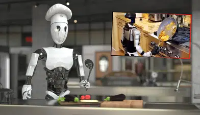 Robot Aşçıya 80 Bin Dolar Verdi: Yemek Yapmaya Çalışan Robot Mutfağı Birbirine Kattı!