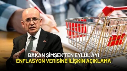 Bakan Mehmet Şimşek'ten Eylül Ayı Enflasyon Verisine İlişkin Açıklama
