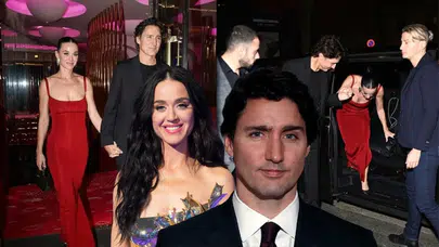 Katy Perry Kanada Başbakanı Justin Trudeau ile Paris’te El Ele Görüntülendi