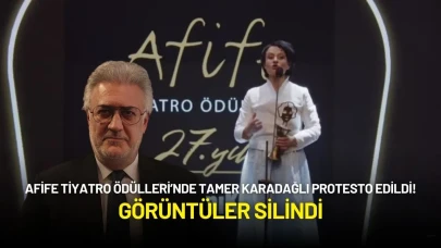 Afife Tiyatro Ödülleri’nde Tamer Karadağlı Protesto Edildi! Görüntüler Silindi