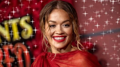 Rita Ora Paris'te Şeffaf Elbisesiyle Ağızları Açık Bıraktı