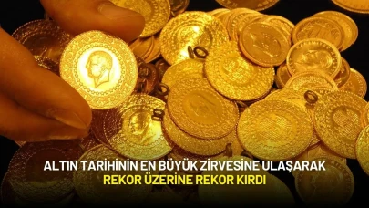 Altın Tarihinin En Büyük Zirvesine Ulaşarak Rekor Üzerine Rekor Kırdı