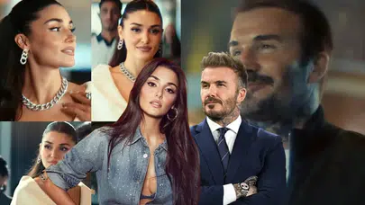 Hande Erçel ve David Beckham Aynı Reklam Filminde Buluştu!