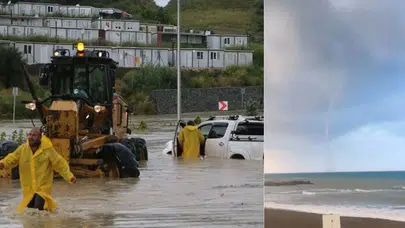 Hatay’da Sağanak Felaketi: Evler Sular Altında Kaldı, Otoyol Kapandı, Hortum Panik Yarattı!