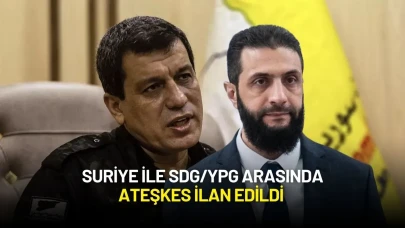 Suriye ile SDG/YPG Arasında Ateşkes İlan Edildi