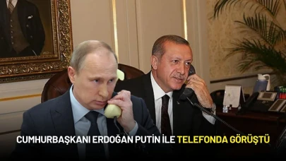 Cumhurbaşkanı Erdoğan, Putin ile Telefon Görüşmesi Yaptı