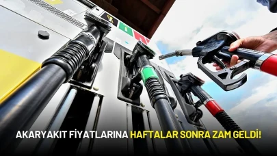 Akaryakıt Fiyatlarına Haftalar Sonra Zam Geldi!