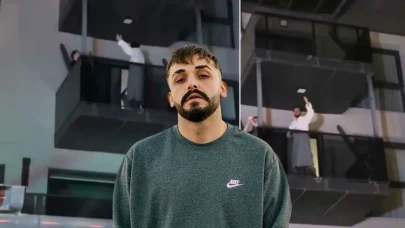 Sefo Kendi Şarkısını Duyunca Bornoz ile Çıktı Eğlenenlere Eşlik Etti