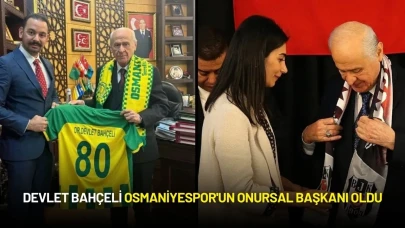 Devlet Bahçeli Osmaniyespor'un Onursal Başkanı Oldu