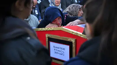 Cezaevi Firarisinin Saldırısında Şehit Olan Uzman Çavuş Kemal Ekri Son Yolculuğuna Uğurlandı