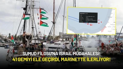 Sumud Filosu'na İsrail Müdahalesi: 41 Gemiyi Ele Geçirdi, Marinette İlerliyor!