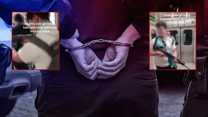 Oyuncak Kalaşnikof ile İstanbul Metrosunda Panik Yarattı: Gözaltına Alındı!