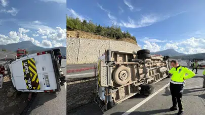 Osmaniye’de Yolcu Minibüsü Şarampole Devrildi: 13 Kişi Yaralandı!