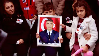 Şehidimize Çocuklarından Acı Veda: 'Benim Babam'