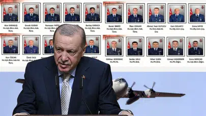 Erdoğan’dan Askeri Uçak Kazası Açıklaması: 19 Şehidin Naaşına Ulaşıldı!